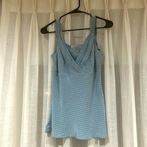 Silky Baby Blue Tank Top